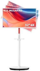 KTC MegPad 32" Smart Portable tv 4K Touch Screen Portable TV Monitor Standbyme Google EDLA-Certified Android 13 8G RAM+128G Storage Octa-core CPU Dual 6W Speakers 9500mAh Battery WiFi 6
