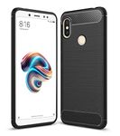 Zapcase Back Cover Case for Mi Redmi Note 5 Pro | Compatible for Mi Redmi Note 5 Pro Back Cover Case | 360 Degree Protection | Soft and Flexible (TPU | Matte Black)