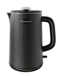 Fourward Electric Kettle, 1.7L 2300W Stainless steel Kettles, Auto Shut-Off and Boil-Dry Protection,Black