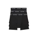 Calvin Klein Men's Cotton Classics 3-Pack Boxer Briefs, Black, X-Large