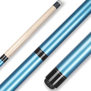 IIQ 2 in 1 Jump Break Stick 23~25oz Heavy Hitter Jump Break Pool Cue Stick 3 Pieces Canadian Maple Wood (Blue)