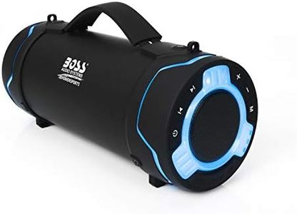 BOSS Audio Systems Tube Portable Weatherproof Bluetooth Stereo Speaker - 3-Inch, Full Range, Tweeters, 8 Hours of Play Time, Sold Individually