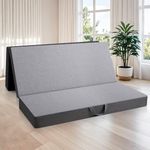 Portable Tri-Fold Memory Foam Mattr