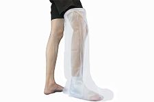 HKF HO KI HO Waterproof Full Leg Cast Cover for Shower,Cast Protector for Leg Sleeve and Bandages & Plasters Dry,Reusable with a Watertight Seal-Full Leg-104cm