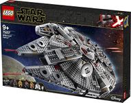 LEGO Millennium Falcon Building Blocks for Kids (1351 Pcs) 75257,Multicolor