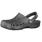 Crocs Unisex Baya Clogs , Graphite,6 UK Men/ 7 UK Women