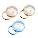 3 Pcs Baby Dummy Case, Pacifier Case, Travel Soother Box, Transparent Soother Pod Pacifier Holder Box for Kids (Mixed Color)