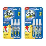 CR Brands OxiClean On The Go Stain Remover Pen for Clothes and Fabric, to Go Instant Stain Removal Stick, 6-Count