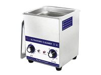 Digital Ultrasonic Cleaner Capacity 2 Liter with mechanical Timer Heated Stainless steel Cleaning tank Size 150 x 135 x 100 mm by mLabs