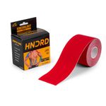 Hundred KT Tape | 5 Meters | Muscle Soreness & Pain Relief | Boosted Performance, Circulation and Body Awareness | Future Injury Prevention (Red)