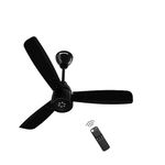 atomberg Renesa Enzel 900mm Newly Launched BLDC Ceiling Fan with Remote | BEE 5 star | High Air Delivery | LED Speed Indicator | Low Noise | Sleek Design | Power Saving | 3 Year Warranty | Gloss Black