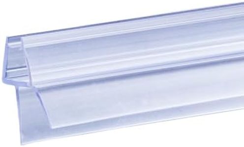 KOOBON Shower Seal 80 cm for 4 mm 5 mm 6 mm Glass Doors Seal Shower Glass Door for Shower Doors Shower Screen Bath Shower Cubicle Replacement Seal with Thick Rubber Lips