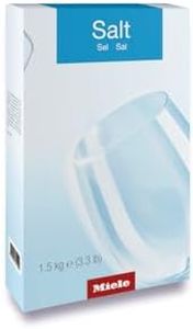 Miele Dishwasher Salt, Reactivation Salt with Extra Coarse Grains for Protecting Dishwashers and Dishes from Limescale Deposits, 3.3 lb