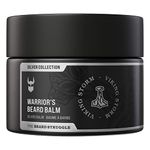 The Beard Struggle Warrior’s Beard Balm - Silver Collection, Viking Storm - Non-Greasy Low-Hold Formula, Luxurious Cologne-Grade Fragrances 100% Natural Ingredients - 50g / 1.76 US. oz.