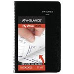 AT-A-GLANCE 2025 Appointment Book Planner, Weekly, 5" x 8", Small, DayMinder, Black (G2000025)