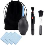 TSLBW 7 Pcs Professional DSLR Camera Cleaning Kit Camera Lens Sensor Care with Blowing Bottle Lens Cleaning PEN Microfiber Cloths Flannel bag for Camera Lens, Optical Lens and Digital SLR Cameras