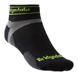 Bridgedale TRAIL RUN Ultralight T2 Merino Sport Low-Men's- Large-Black