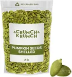 Pumpkin Seeds to Eat - Pumpkin Seeds Healthy Snack Option, Perfect Raw Pumpkin Seeds For Eating, Elevate Your Healthy Lifestyle With These Delicious Unsalted Pumpkin Seeds 2LB