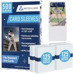 Premium Penny Sleeves for Trading Cards | Soft Trading Card Sleeves for Baseball Cards, Ultra Clear Plastic Pro Sports Card Sleeve, Football, MTG Collector Sleeve (Standard + Thick Options Available)