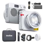 Godox ML100Bi Pocket LED Video Light Kit 120W Bi-Color Photography Fill Light 2800K-6500K CRI97+ TLCI98+ APP Control 11 Lighting Effects Godox Mount for Live Streaming Product Portrait Photography