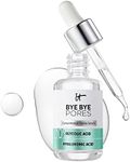 IT Cosmetics Bye Bye Pores Glycolic Acid Serum - Gentle Facial Exfoliator with Hyaluronic Acid - Pore Minimizer Serum - Suitable for Sensitive Skin (1 fl oz)