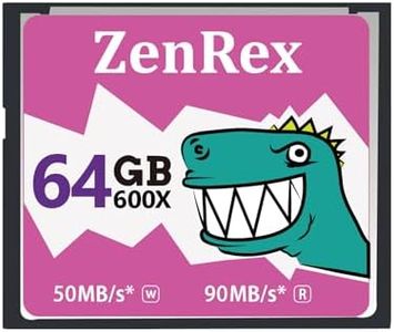 ZenRex 64GB CompactFlash Memory Card CF Card UDMA High Speed for Camere