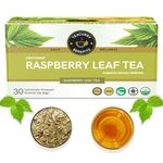 TEACURRY Raspberry Tea Bags (30 Tea Bags, 1 Month Pack) - Helps with Women wellness | Raspberry Leaf Tea for Digestion and Balance