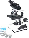 Radical 2500x Professional Research Clinical Doctor Binocular LED Microscope w PLAN Objectives