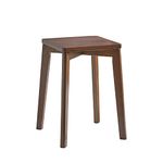 Aibiju Square Wooden Stool, Dressing Table Stool, Solid Wood Makeup Stool, Step Stool, Kids Small Table, Perfect Size for your Living Room, Bedroom (Brown, 1 Piece),YDEU-1500