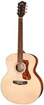 Guild Guitars F-240E Acoustic-Electric Jumbo Guitar, Natural, Westerly Collection