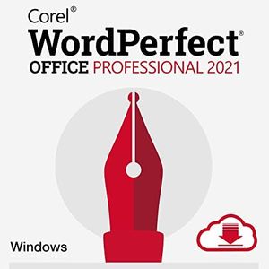 Corel WordPerfect Office Professional 2021 | Office Suite of Word Processor, Spreadsheets, Presentation & Database Management Software [PC Download]