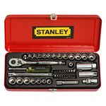 BLACK+DECKER STANLEY 89-516 3/8'' SQ. Drive Socket Set (46-Pieces)