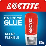 Loctite Extreme Glue, All-Purpose, Fast-Acting Clear Glue for Wood, Metal, Stone, Glass, and Rubber, 1 x 50g