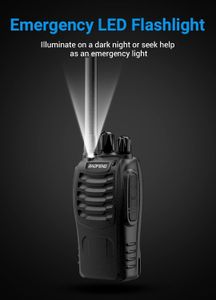 Long Range Walkie Talkies – Black Two-Way Radios