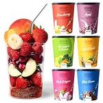 Revive Superfoods Frozen Fruit Smoothie Mix - 6 Pack Variety Superfood Smoothie with Vitamins, Plant Protein and High-Fiber – Sugar Free, Gluten Free, Vegan - Mixed Fruit Smoothie Snack - Smoothie Mixes