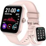 Smart Watch for Women with Call Answer/Dial, Alexa Built-in Fitness Tracker with Heart Rate/SpO2/Sleep Monitor, 1.95" Smart Watch with 100 Sports, IP68 Waterproof Women Smartwatch for iPhone Android