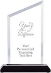 You Make A Difference Acrylic Award