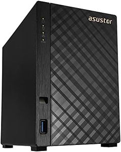 Asustor Drivestor AS1102T 2 Baies Serveur NAS Boîtier Quad Core 1.4 GHz CPU, 2.5GbE Port, 1 Go RAM DDR4 (sans Disque)