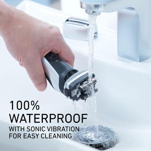 Panasonic Men’s 4-Blade Wet & Dry Electric Shaver – Flexible Head, Silver