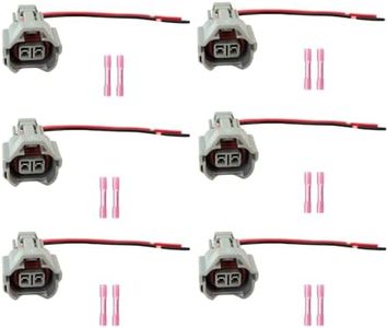AUTO OCCASION 6 Pack Fuel Injector Connectors Wiring Harness Replacement for Kia Mitsubishi Nissan Hyundai Infiniti Toyota Lexus Audi 35310-23600