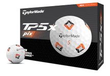 TaylorMade Golf 2024 TP5X PIX Golf Balls (Pack of 12)