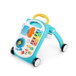 Baby Einstein, Musical Mix ‘N Roll 4-in-1 Activity Walker and Table, Educational Push Along Toy, 4 Languages, 100+ Melodies and Phrases, Ages 6 Months +