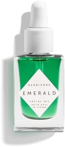 HERBIVORE Botanicals Emerald Deep Moisture Glow Oil Moisturizing Face Oil with Adaptogens and Squalane to Hydrate and Defend Against Visible Signs of Aging (1 fl oz)