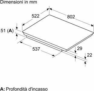 Bosch Series 6 Induction Hob, 80cm – Touch Control, Black