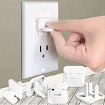 Outlet Covers Babepai 38-Pack Clear Child Proof Electrical Protector Safety Improved Baby Safety Plug Covers