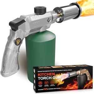 Powerful Propane Torch Gun – Adjustable Heat Blow Torch for Crème Brûlée, BBQ, and More, Ideal Kitchen Torches for Cooking and Gifting