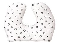 Jolly Jumper Baby Sitter Nursing Cushion - Hugs & Kisses - Black & White