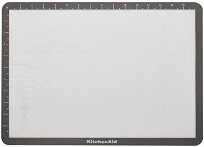 KitchenAid Silicone Baking Mat, 12x17-Inch, Gray