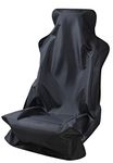 Magca Car Seat Protector, Waterproof Seat Cover, Front Seat Cover for Universal Car Seat, Black color, Pack of 1