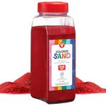 Hygloss Products, Colored Craft Sand in No-Mess Bottle, 3-Lb. Red